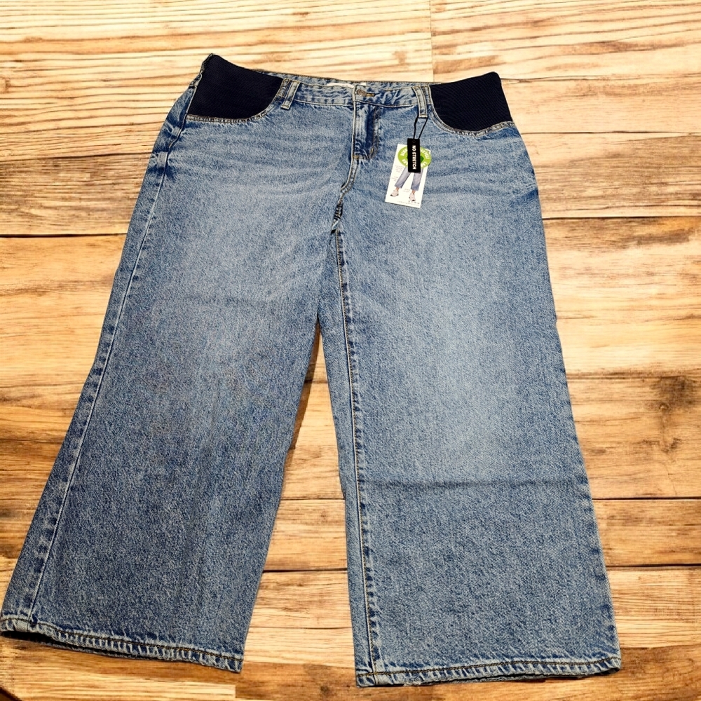S.O.N.G. Maternity "90s Straight" jeans Under Belly Size L. XL
